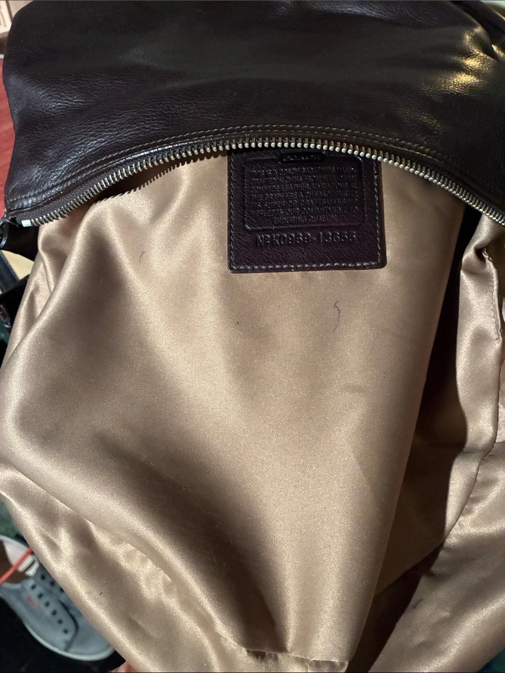 Coach Ali HOBO Slouchy Shoulder Bag in Dark Brown Leather - 13655 - Year 2009